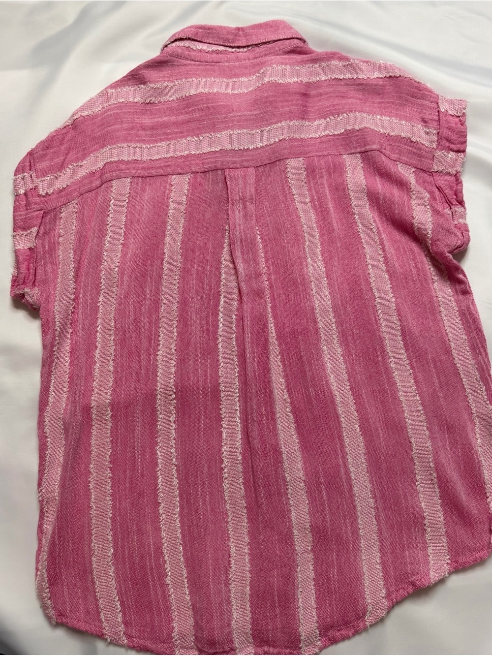 En Crème Pink Button Down Shirt - Picture 2 of 3